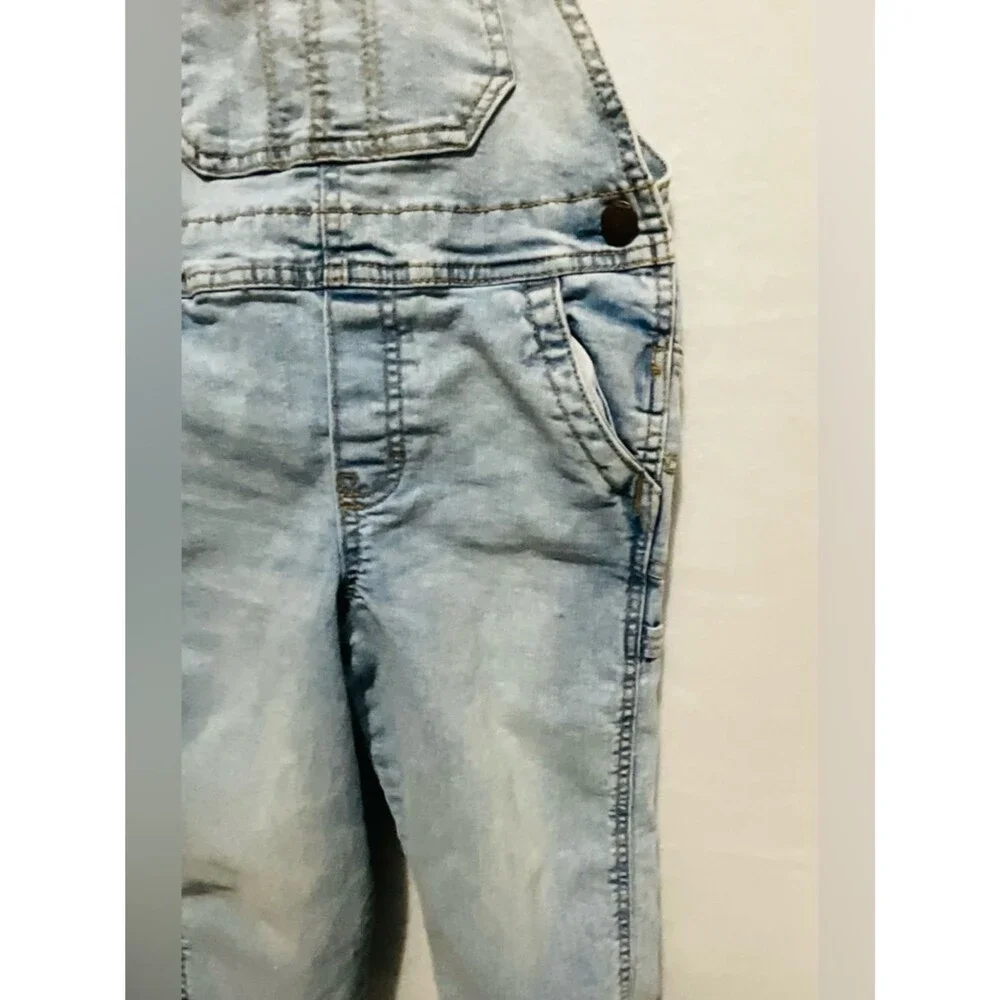 OshKosh Bgosh Toddler Boys Girls Vestbak Denim Overalls Light Wash Classic 3T